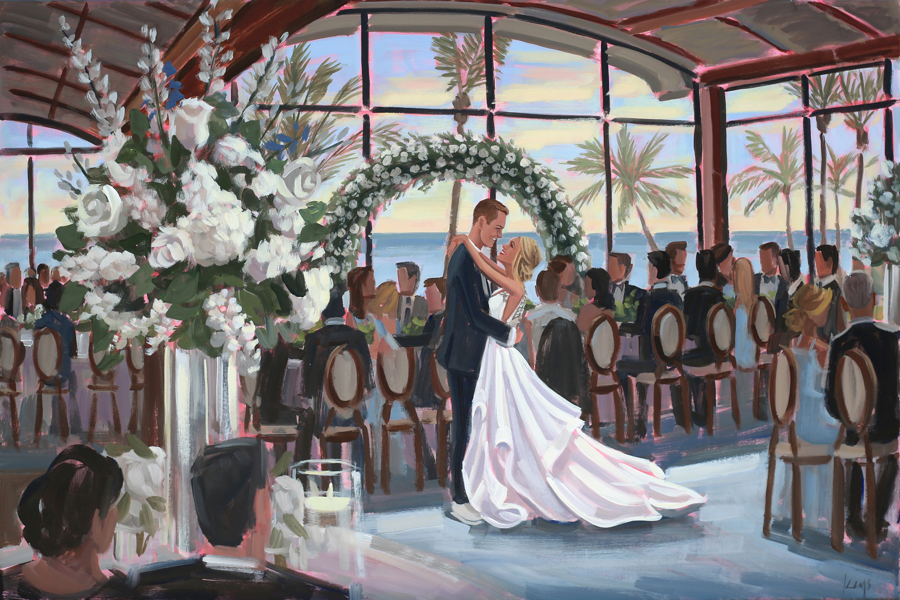 Sailfish Point Live Wedding Painting