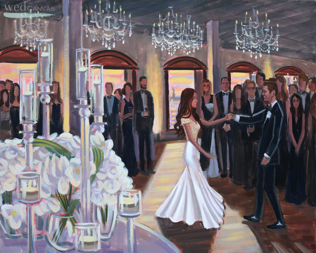 Liberty Warehouse Wedding Painting