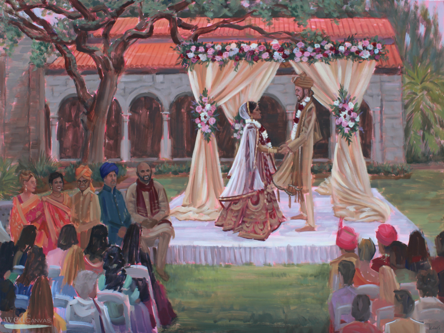 Ancient Spanish Monastery Wedding