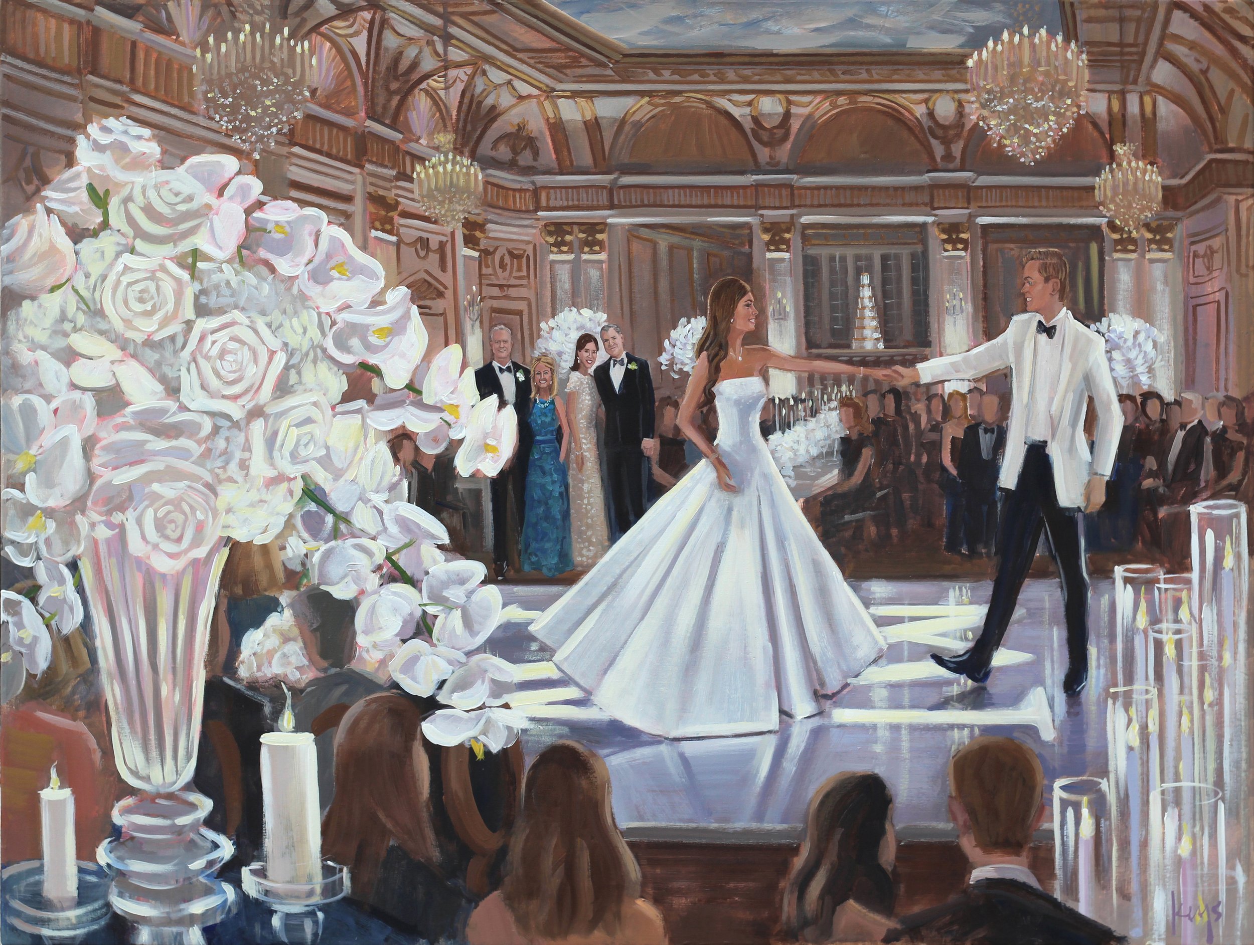 Fairmont Copley Plaza Wedding Boston Live Wedding Painter