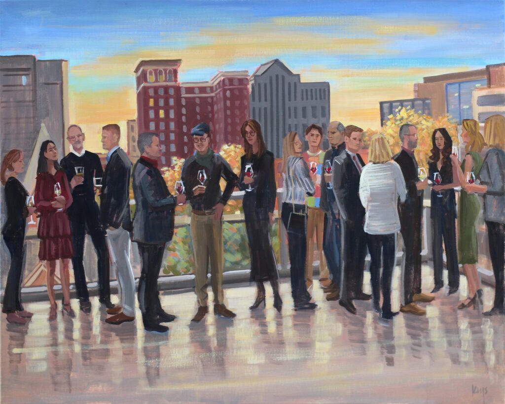 Corporate Party Live Event Painting Entertainment