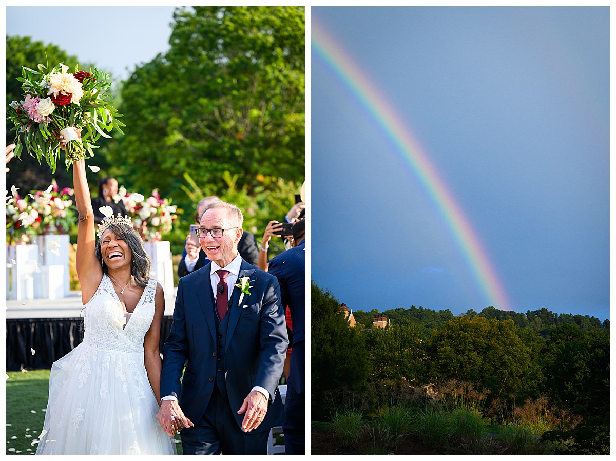 Double Rainbow over Grove Park Inn Wedding Painting