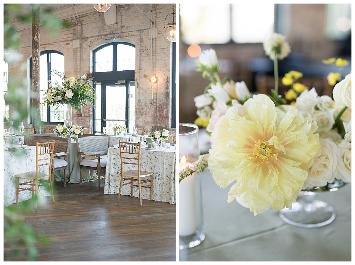 Yellow and White Garden Wedding at Cedar Room Charleston