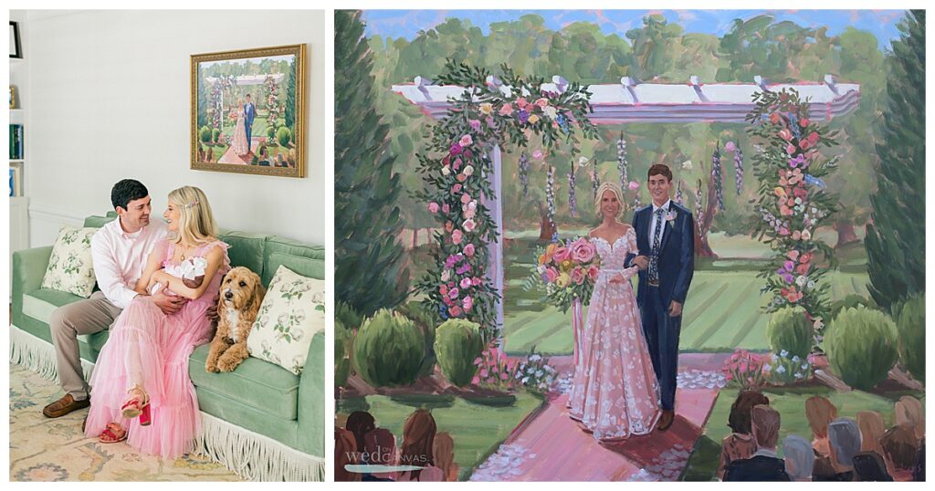 Is a live wedding painter worth it?