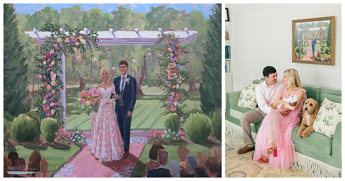 Charleston Live Wedding Painter, Ben Keys Fine Art Studio