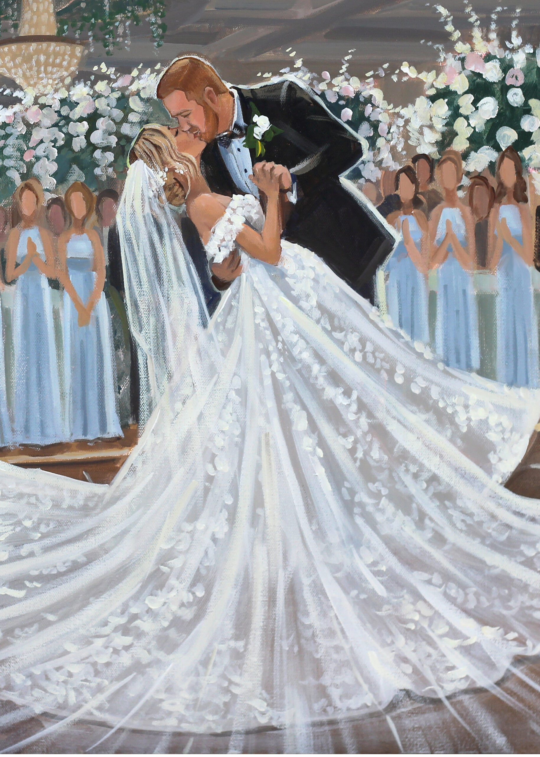 Atlanta Athletic Club Wedding Painting