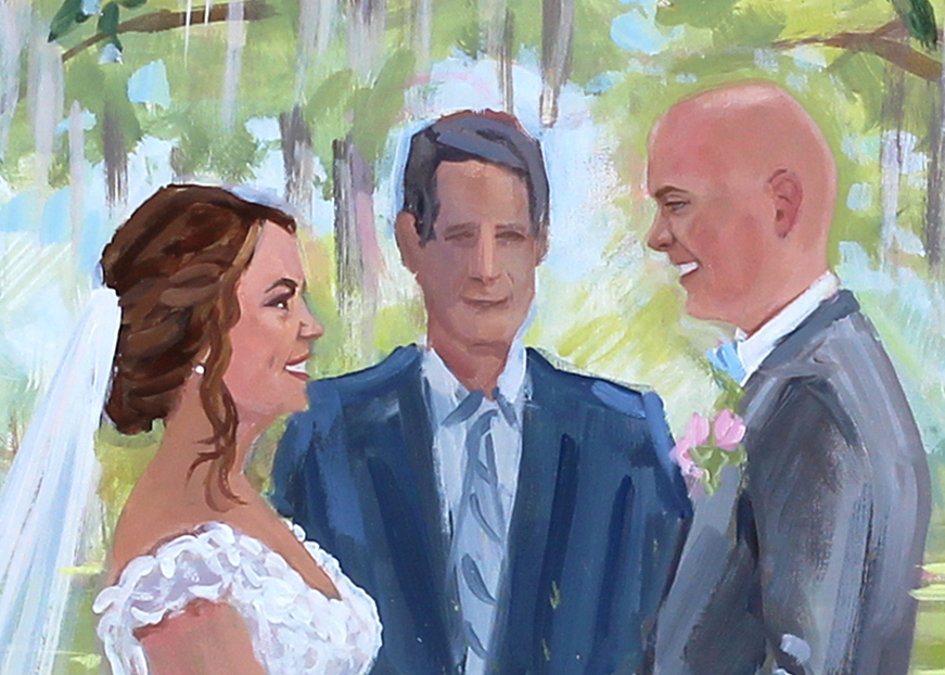 Legare Waring House Wedding Painting