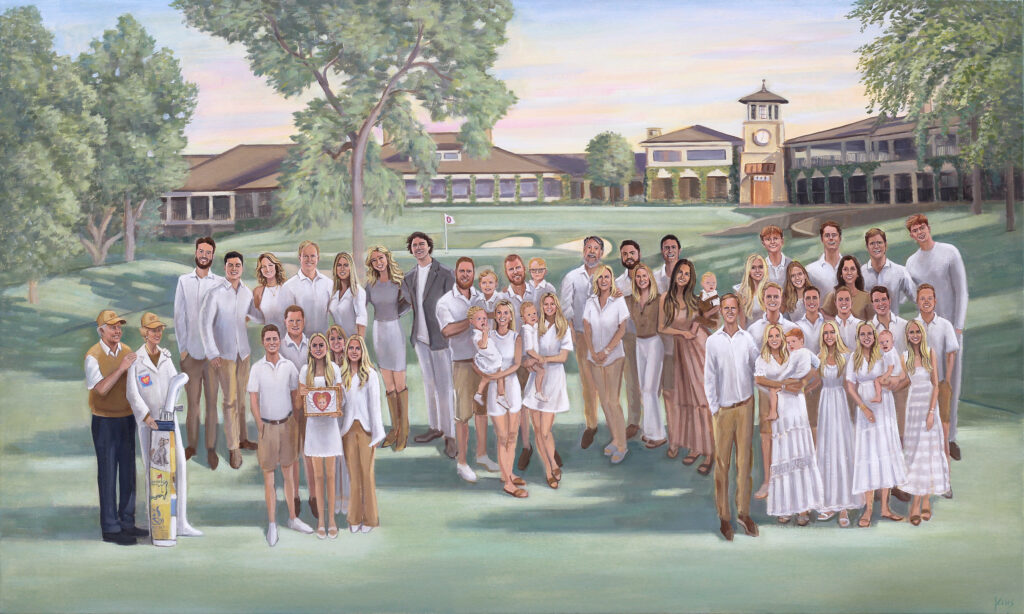 Jack Nicklaus Family Portrait