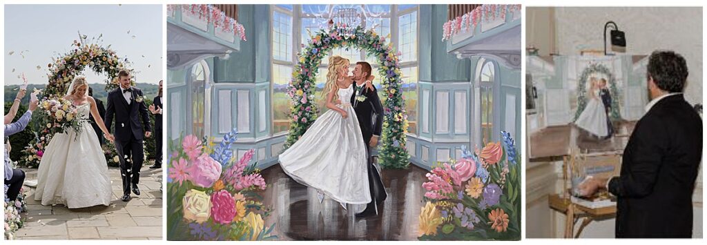Live Wedding Painter explained by pioneer of live wedding painting