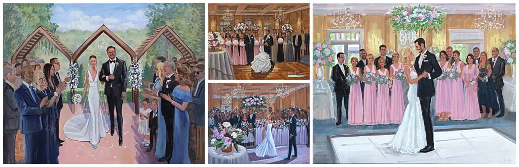 Live Wedding Painting, New Family Wedding Tradition